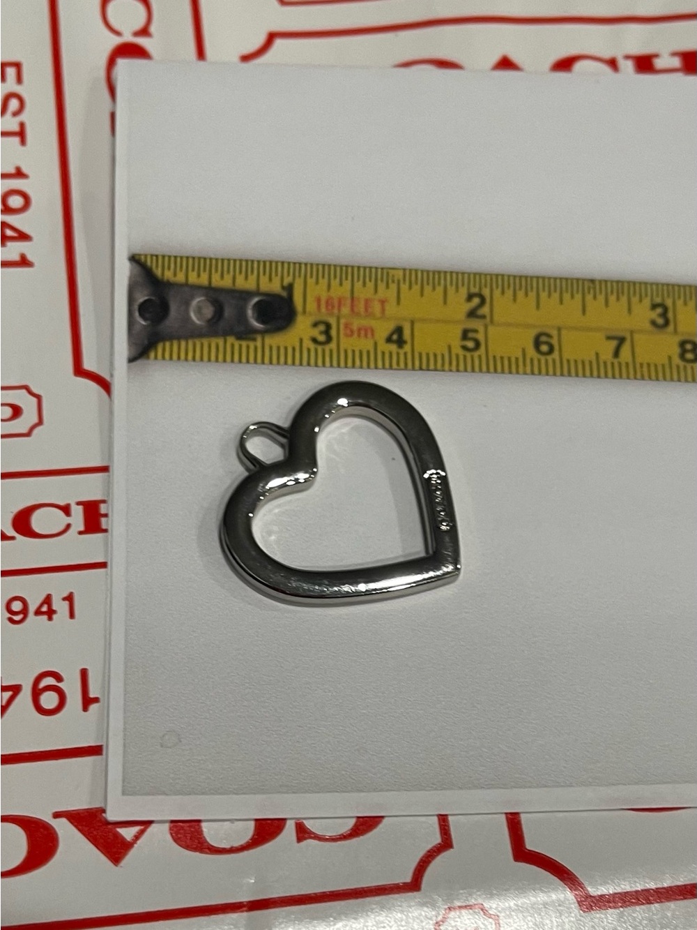 Choice of 1 Coach Pendant Charm/Hangtag